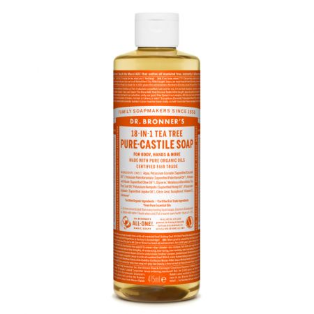 Sapun magic lichid 18in1 cu arbore de ceai, 475 ml, Dr. Bronner's