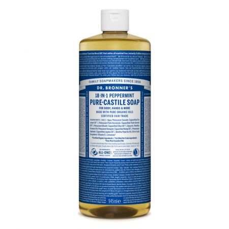 Sapun magic lichid 18in1 cu menta, 945 ml, Dr. Bronner's