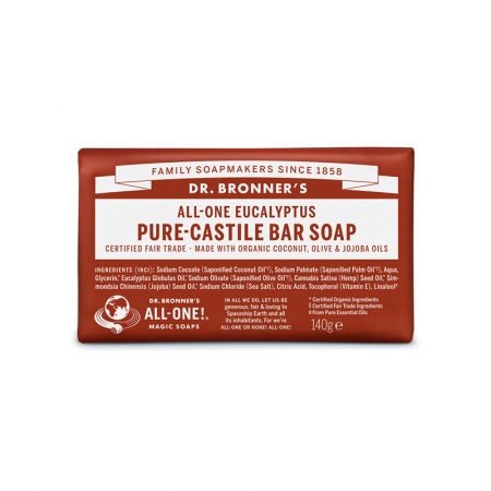 Sapun solid cu eucalipt Castilia, 140 g, Dr. Bronner's