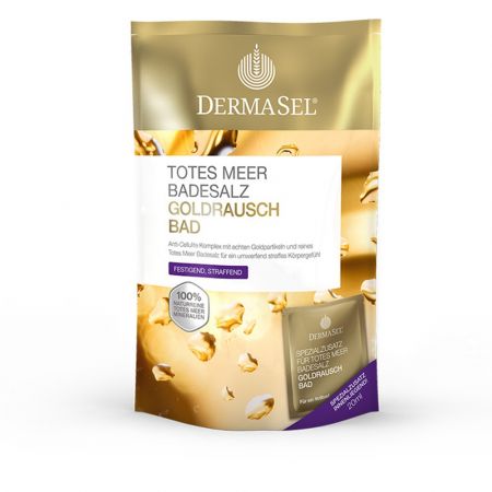 Sare de baie de la Marea Moarta Aur Exclusiv, 400 g, DermaSel