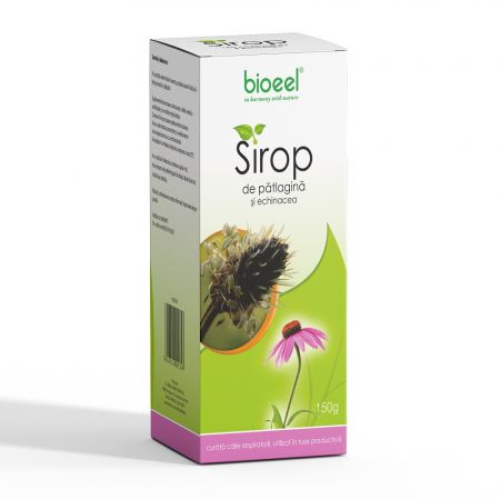 Sirop de patlagina si echinacea, 150 g, Bioeel