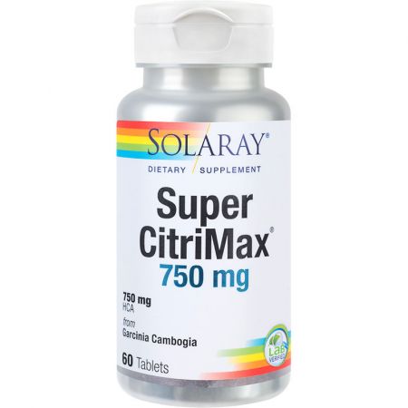 Super CitriMax (Garcinia cambogia) 750mg, Solaray, 60 tablete, Secom