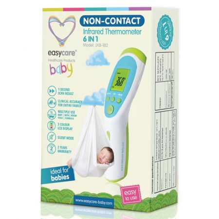 Termometru non contact multifunctional 6in1 EASYCARE Baby JXB-182 Albastru, Guangzhou