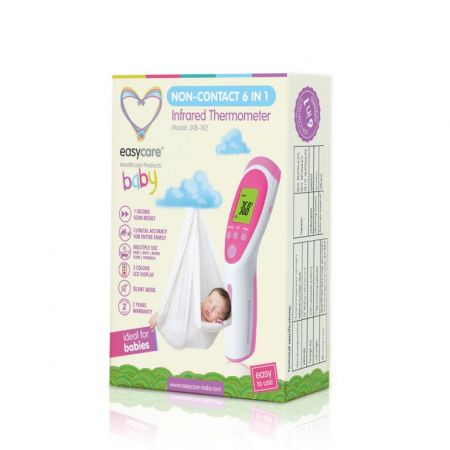 Termometru non contact multifunctional 6in1 EASYCARE Baby JXB-182 Roz, Guangzhou 