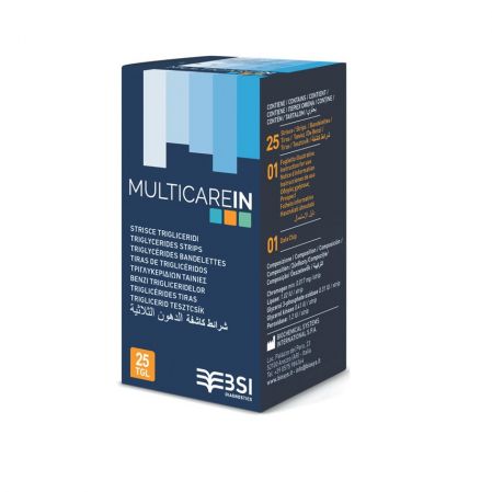 Teste de trigliceride Multicare, 25 bucati, Biochemical Systems