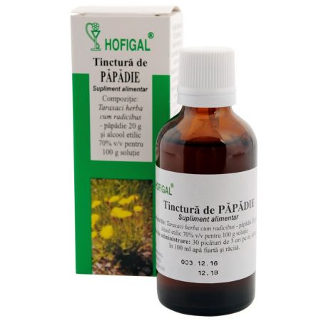 Tinctura de Papadie, 50 ml, Hofigal