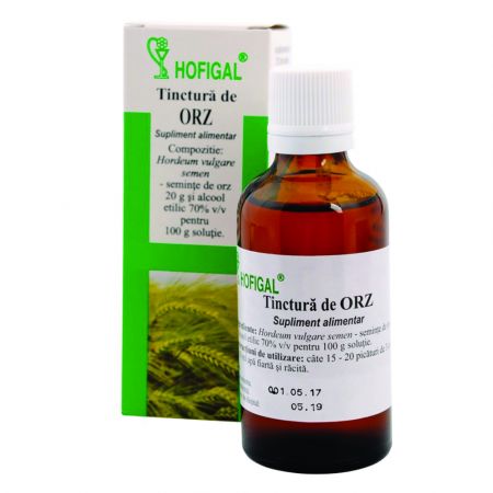 Tinctura de Orz, 50 ml, Hofigal