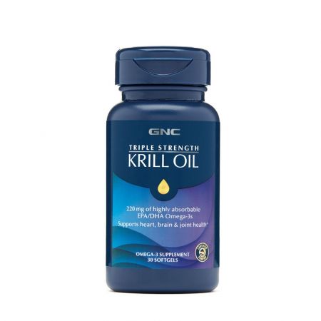 Triple Strength Ulei de Krill (735822), 30 Capsule, GNC