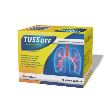 Tussoff, 10 plicuri unidoza, Slavia Pharm