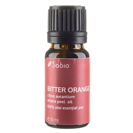 Ulei 100% pur esential Bitter Orange, 10 ml, Sabio