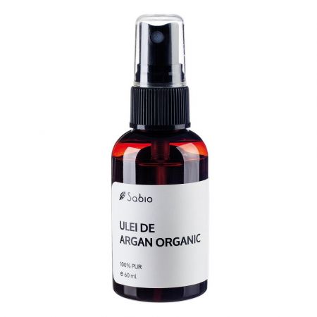 Ulei de argan organic, 60 ml, Sabio