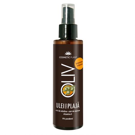 Ulei plaja Oliv SPF 0 pt bronzare intensa Sun, 150 ml, Cosmetic Plant