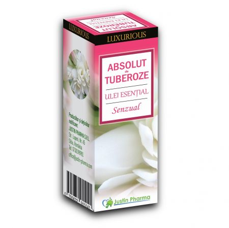 Ulei esential Absolute de Tuberoze Luxurious, 10 ml, Justin Pharma