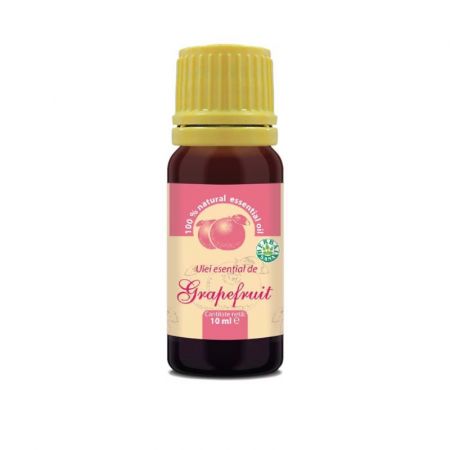 Ulei esential de grapefruit 100% pur, 10 ml, Herbavit