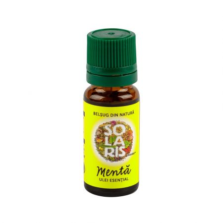 Ulei esential de menta, 10 ml, Solaris