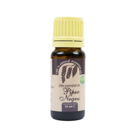 Ulei esential de Piper Negru, 10 ml, Herbavit