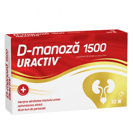 Uractiv D-manoza, 1500 mg, 10 plicuri, Terapia