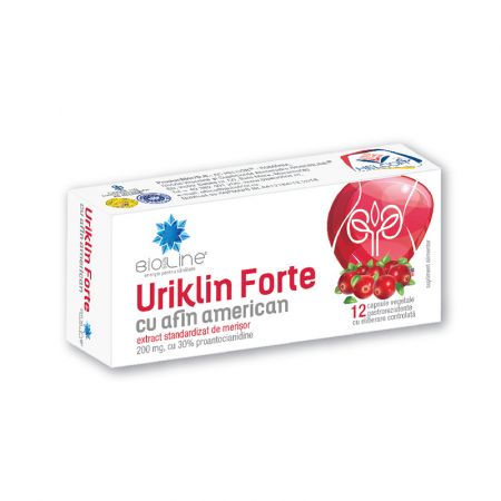 Uriklin Forte, 12 capsule, Helcor