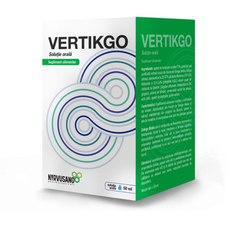 Vertikgo solutie orala, 50 ml, Nyrvusano Pharmaceuticals