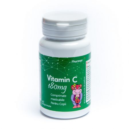 Vitamina C, 180 mg, 40 comprimate, Pharmex