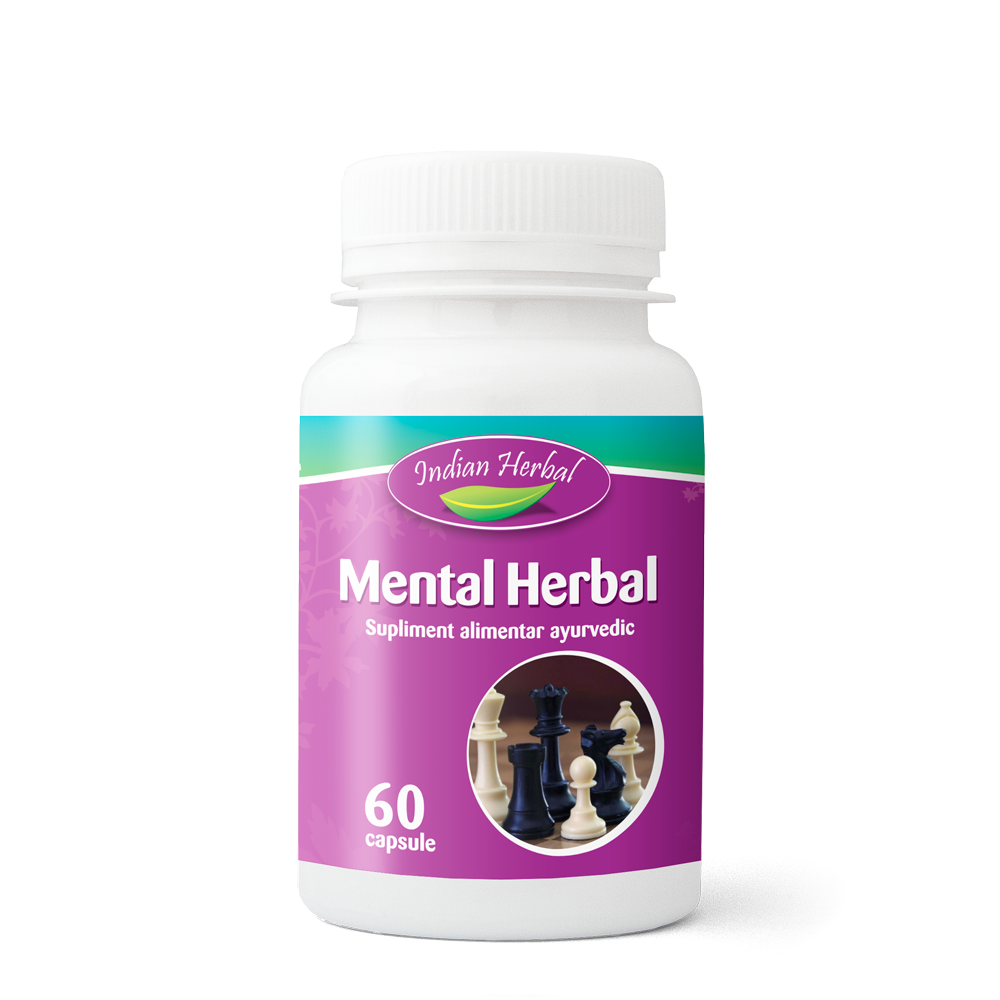 Mental Herbal, 60 capsule, Indian Herbal