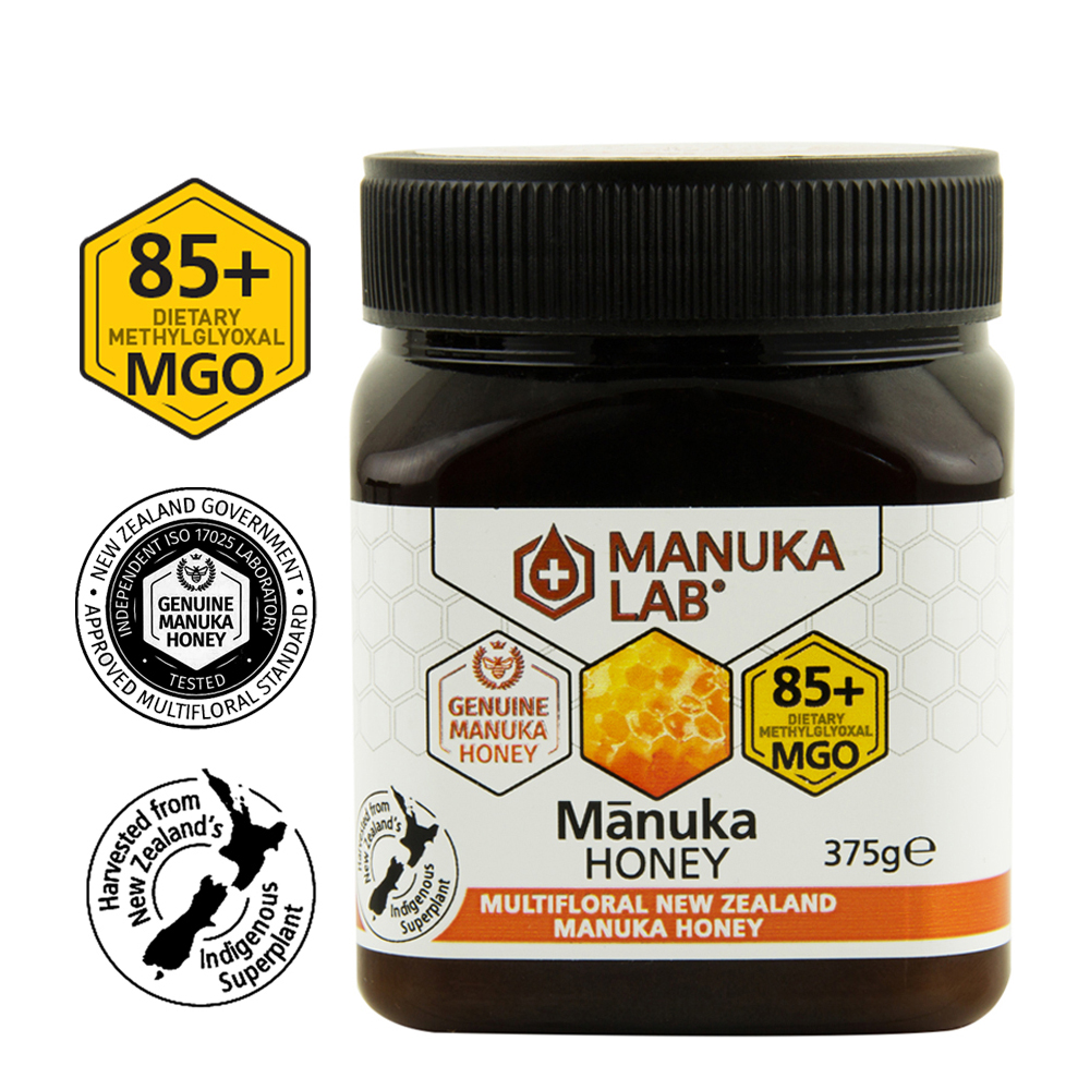 Miere de manuka poliflora MGO 85+, 375 g, Manuka Lab