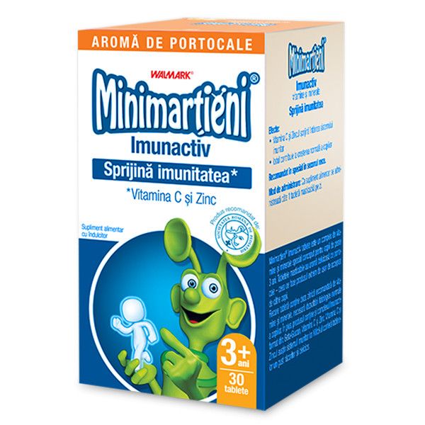 Minimartieni cu aroma de portocale, 30 tablete, Walmark