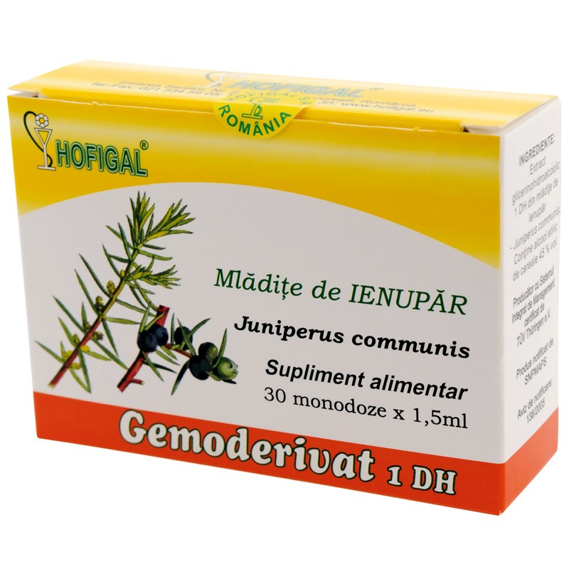 Mladite de Ienupar Gemoderivat, 30 monodoze, Hofigal