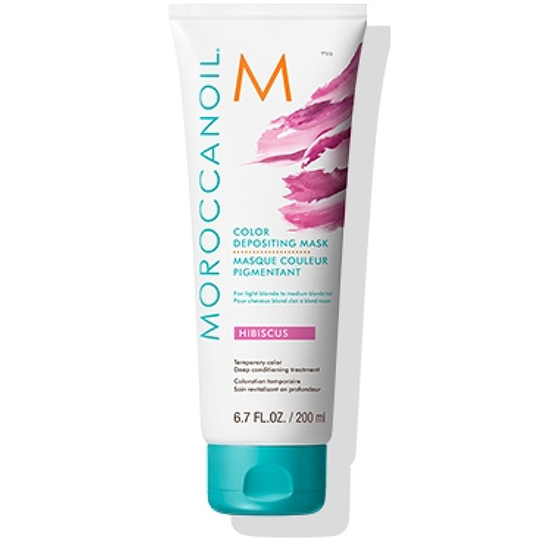 Masca de par nuantatoare Hibiscus, 200 ml, Moroccanoil