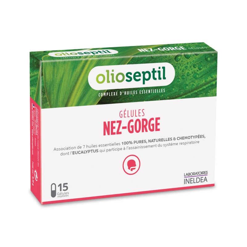 Nez Gorge Olioseptil, 15 capsule, Laboratoires Ineldea