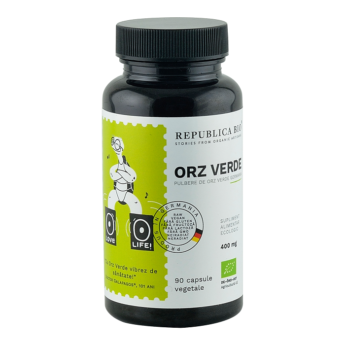 Orz verde bio, 400 mg, 90 capsule, Republica Bio