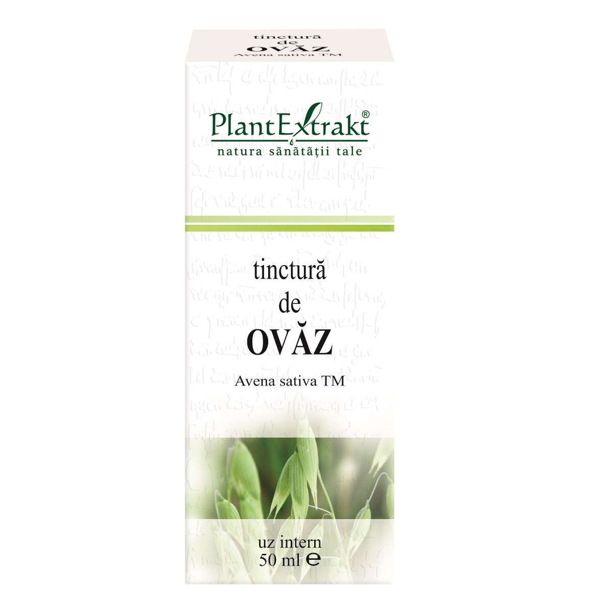 Tinctura de Ovaz, 50 ml, Plant Extrakt