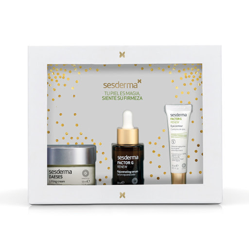 Pachet Crema lifting Daeses, 50 ml + Ser cu efect de intinerire Factor G Renew, 30 ml + Contur de ochi cu efect de intinerire Factor G Renew, 15 ml, Sesderma