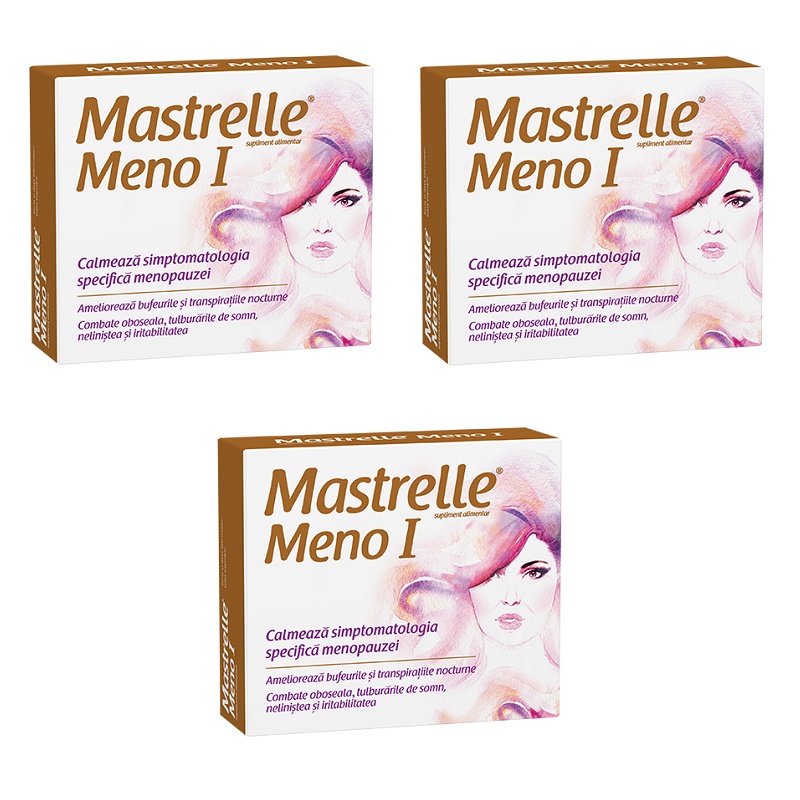 Pachet Mastrelle Meno I (3 la pret de 2), 30 capsule, Fiterman Pharma