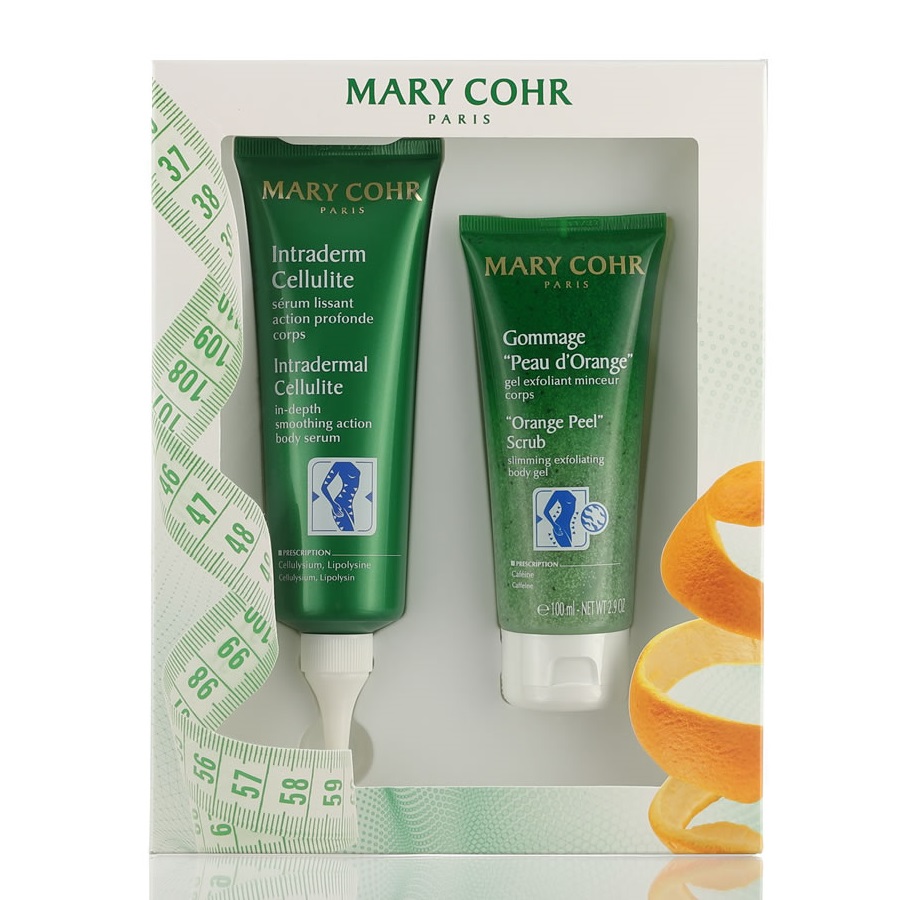 Pachet Ser anticelulitic Intraderm Cellulite, 125 ml + Exfoliant pentru corp Orange Peel, 100 ml, Mary Cohr