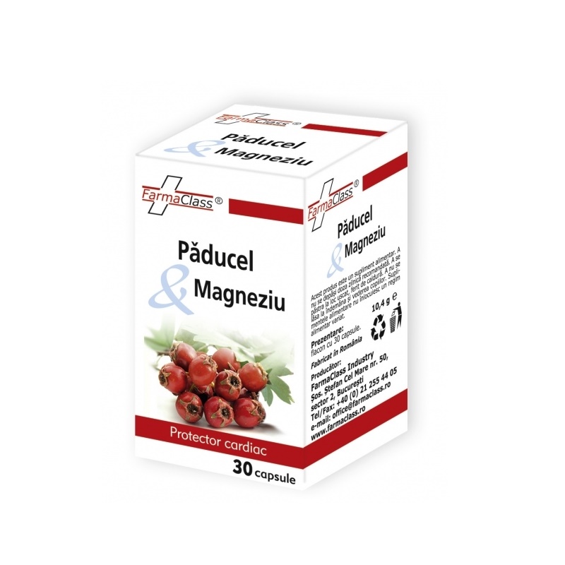 Paducel & Magneziu, 30 capsule, FarmaClass