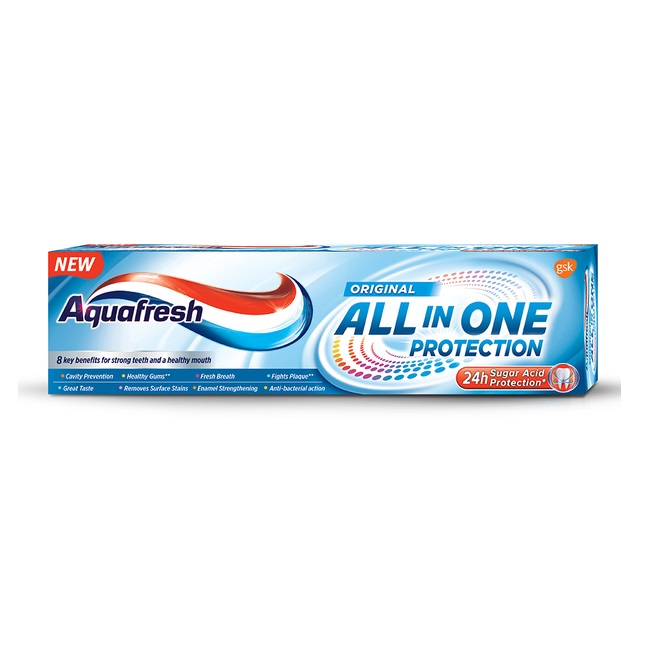 Pasta de dinti All in One Protection Original, 75 ml, Aquafresh