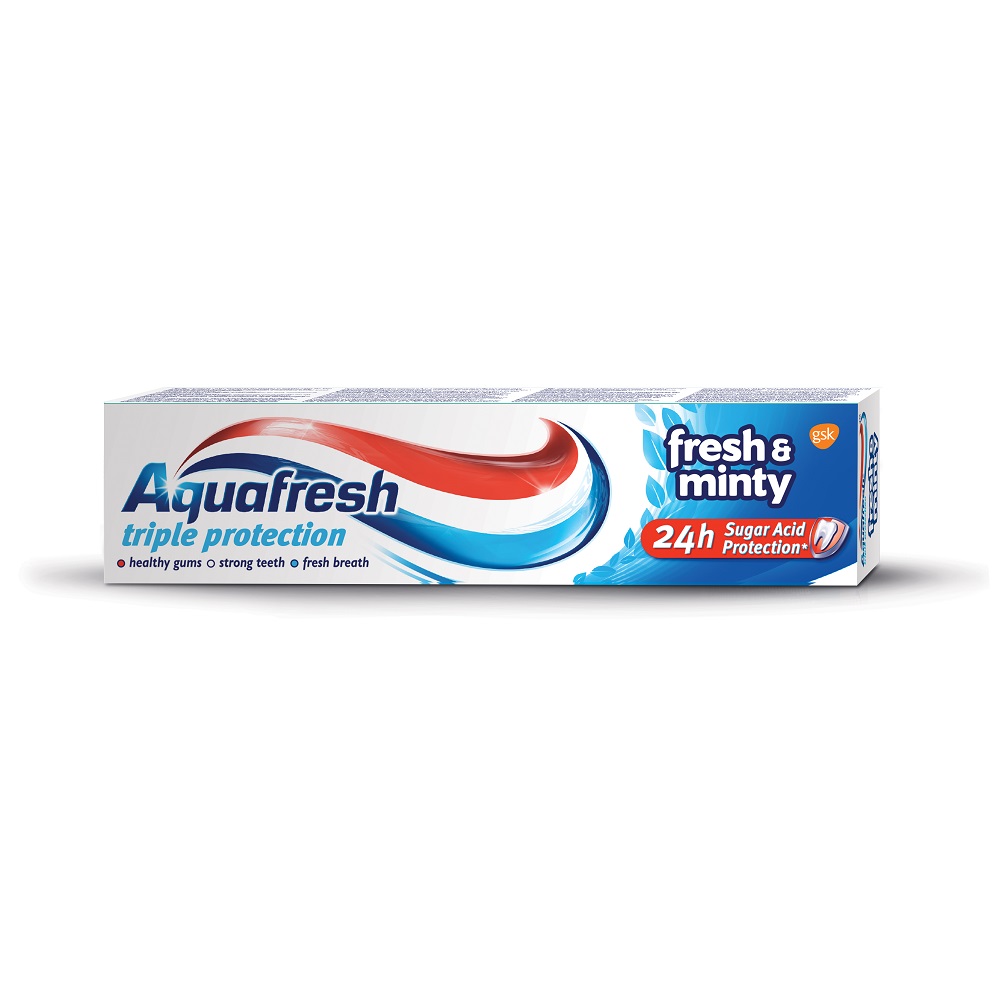 Pasta de dinti Fresh and Minty Aquafresh, 50 ml, Gsk