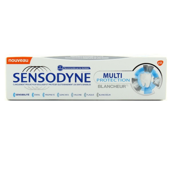 Pasta de dinti Multi Protection Whitening Sensodyne, 75 ml, Gsk