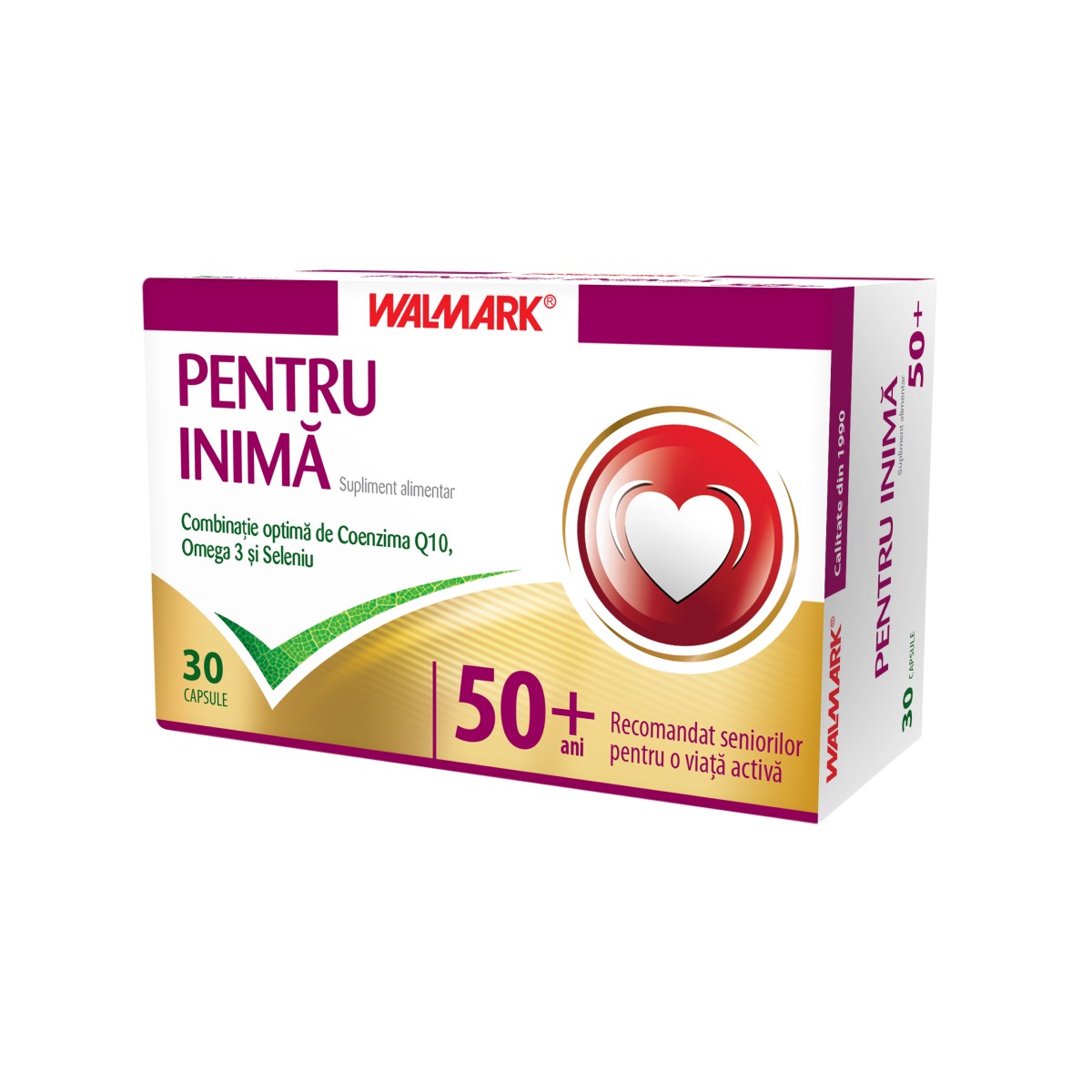 Pentru inima 50+, 30 capsule Walmark