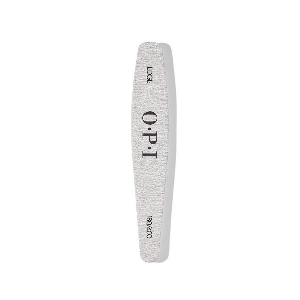 Pila pentru redarea formei unghiei Edge Silver File cu granulatie 180, 1 bucata, OPI 