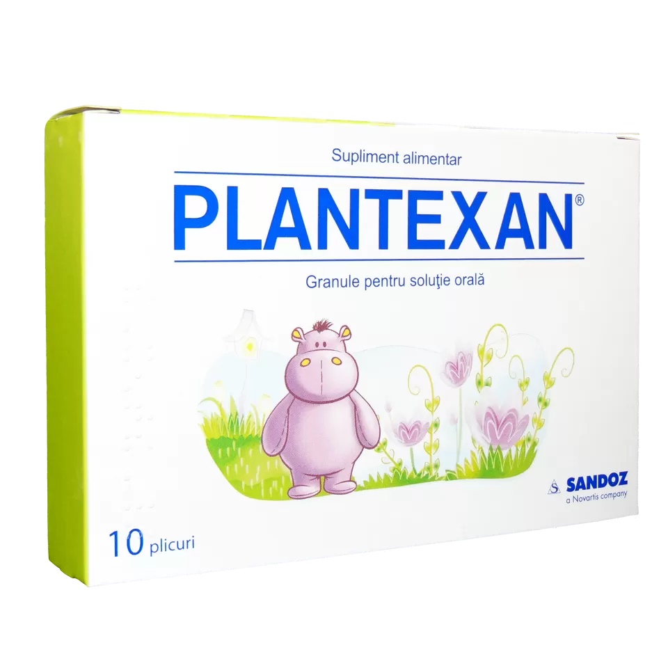 Plantexan solutie orala, 10 plicuri, Sandoz