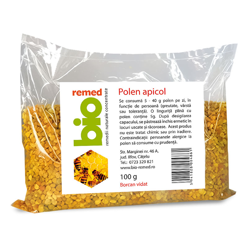 Polen apicol, 100 g, Bioremed