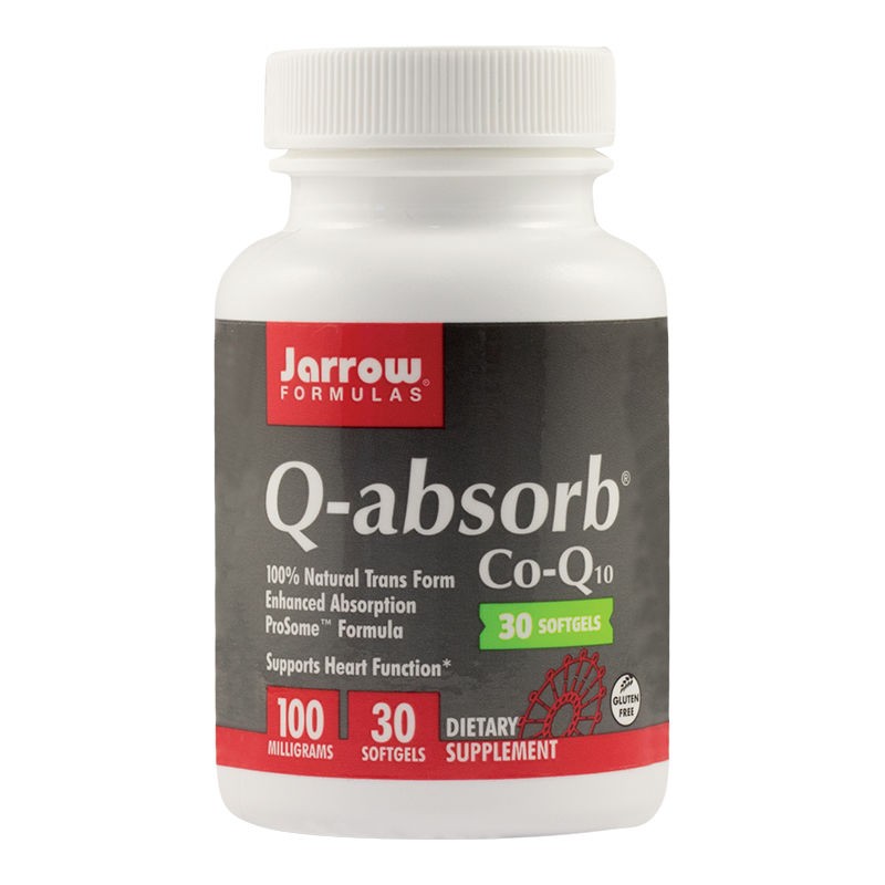 Q-absorb CO-Q10 100mg Jarrow Formulas, 30 capsule, Secom