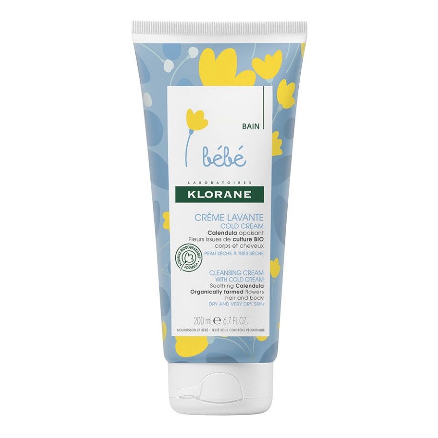 Crema de curatare cu Cold Cream, 200 ml, Klorane Bebe