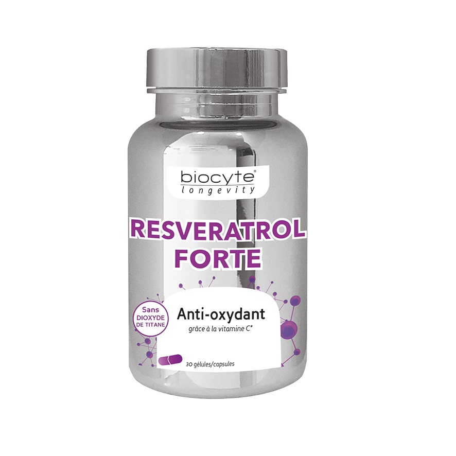 Resveratrol Forte, 30 capsule, Biocyte