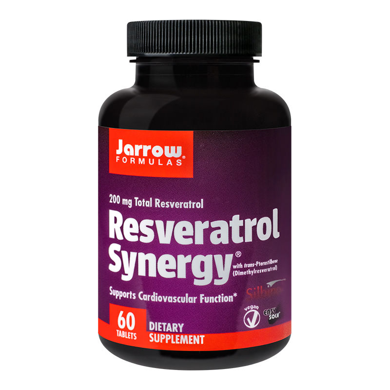 Resveratrol Synergy 200mg Jarrow Formulas, 60 tablete, Secom