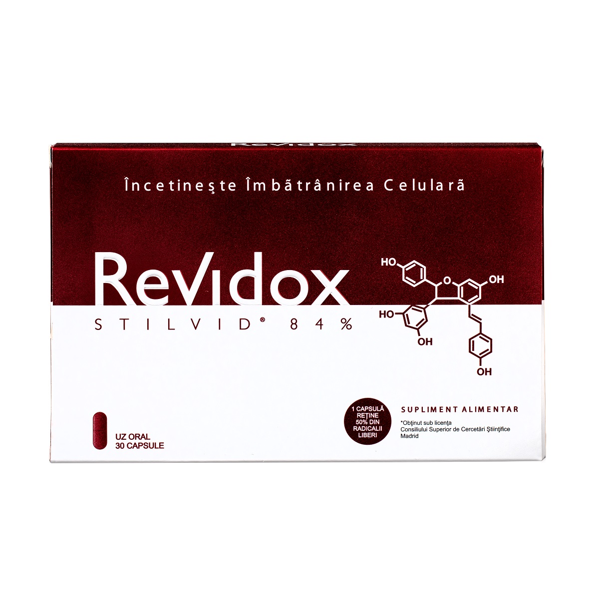 Revidox, 30 capsule, Actafarma