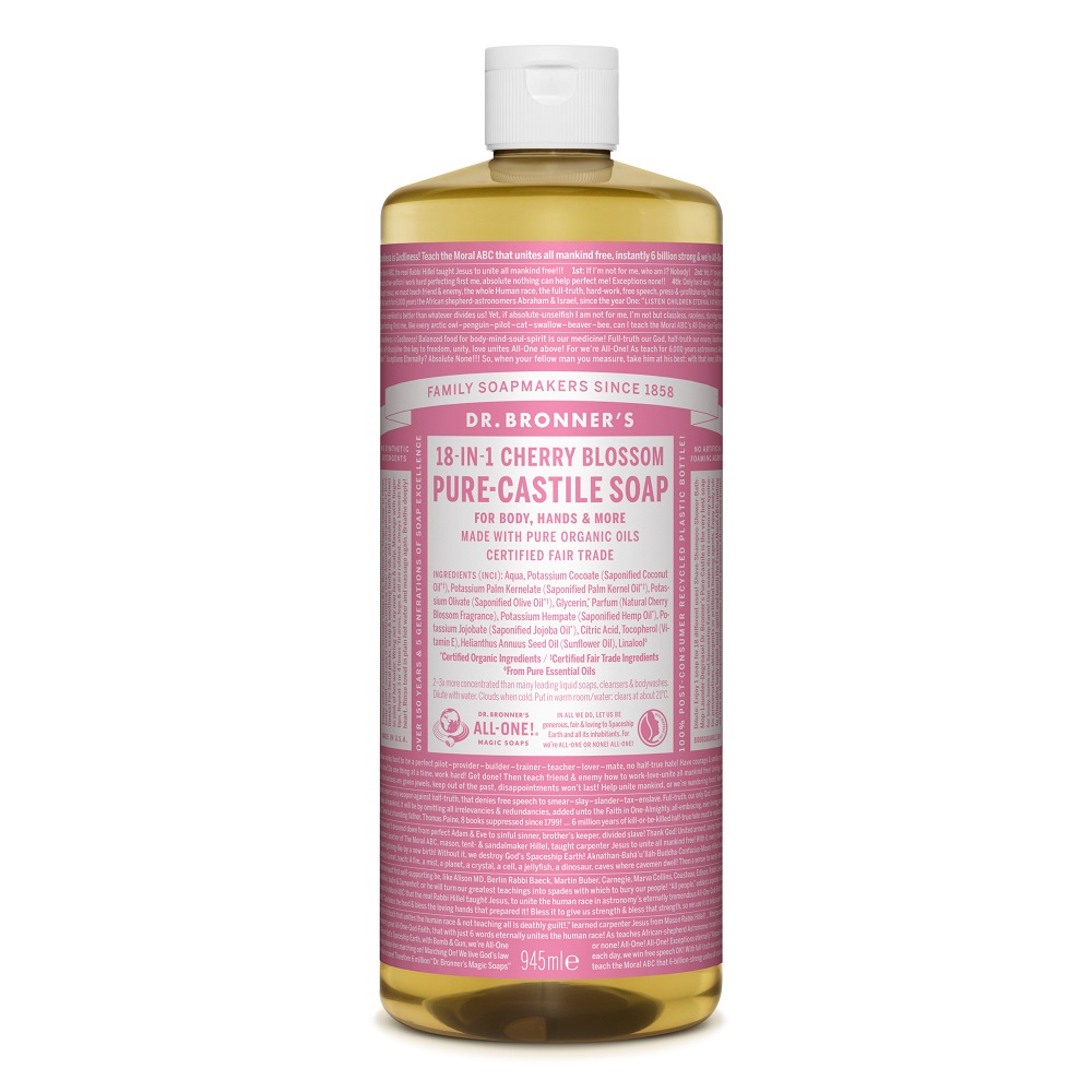 Sapun lichid 18in1 Cherry Blossom, 945 ml, Dr. Bronner's