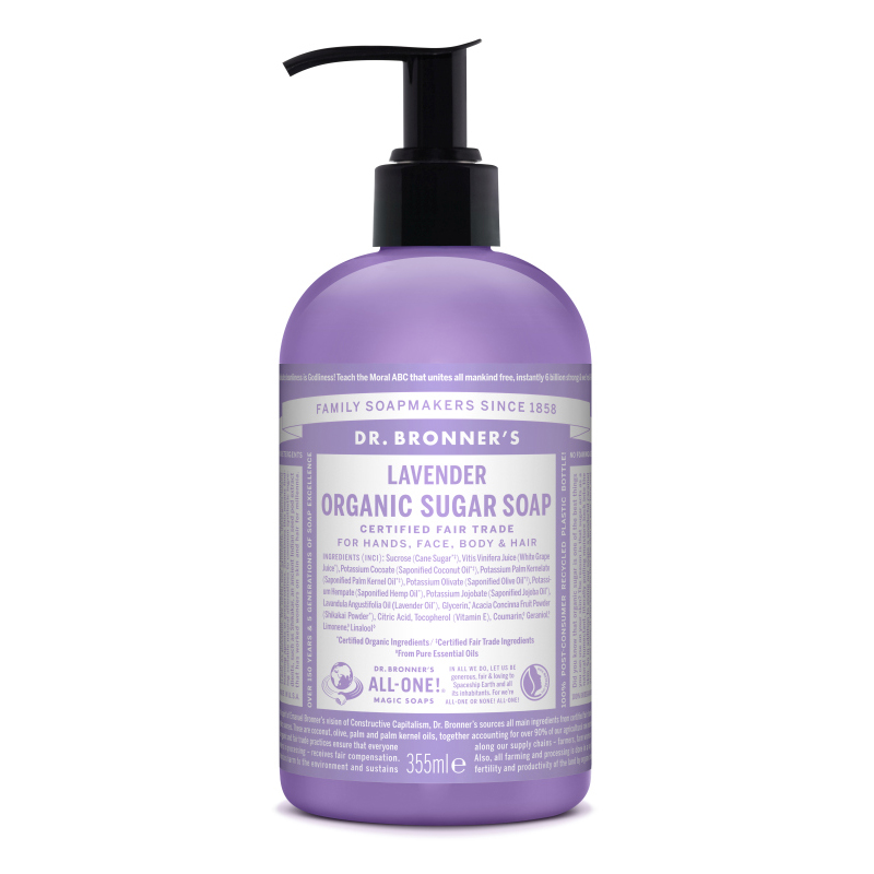 Sapun lichid cu lavanda Shikakai, 355 ml, Dr. Bronner's